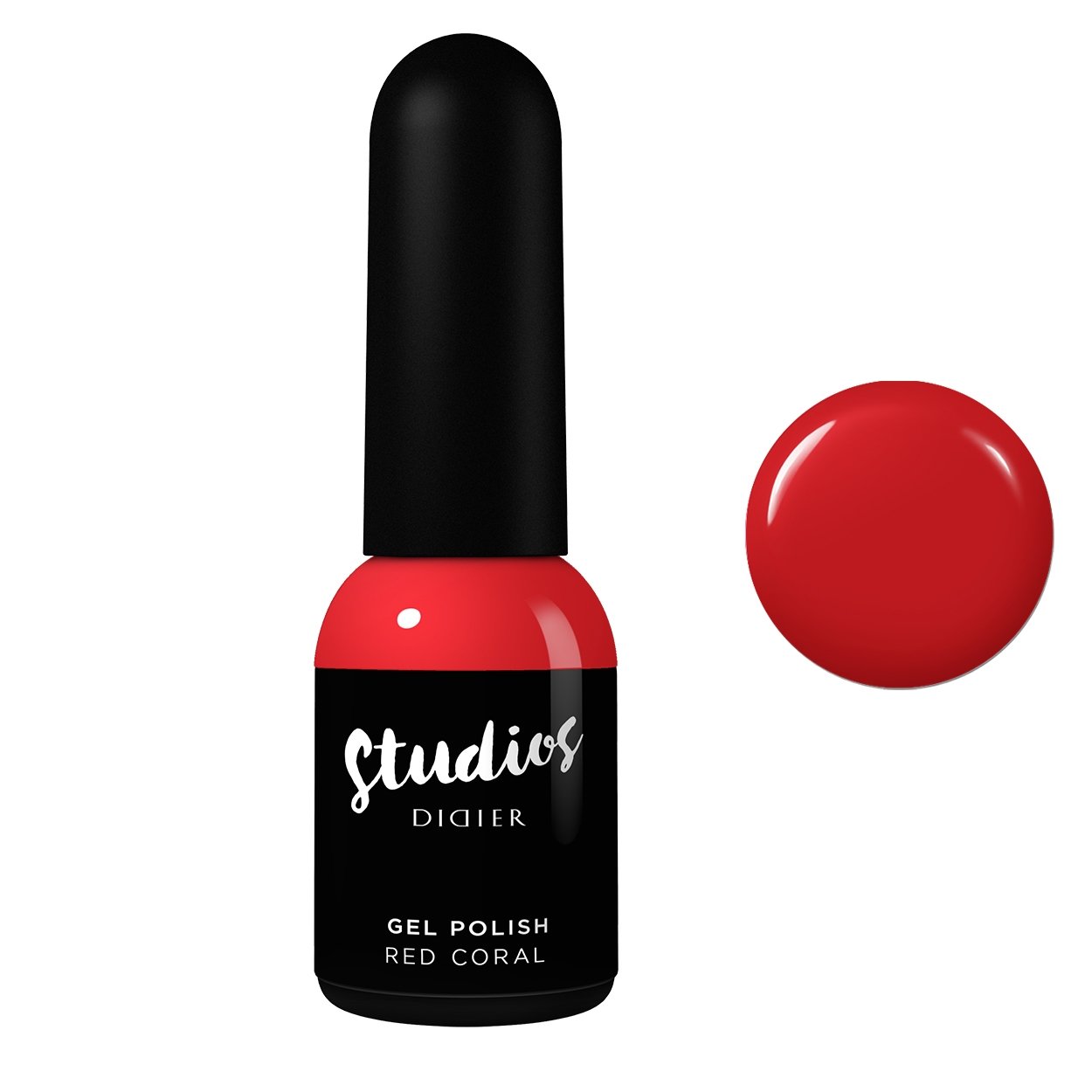 Gēla laka Studios Didier red coral 8ml Bez HEMA&TPO