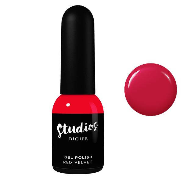 Gēla laka Studios Didier red velvet 8ml Bez HEMA&TPO