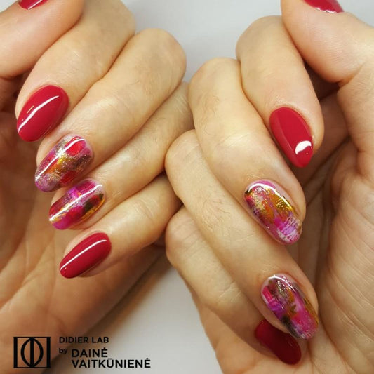 Gēla laka Studios Didier red velvet 8ml Bez HEMA&TPO