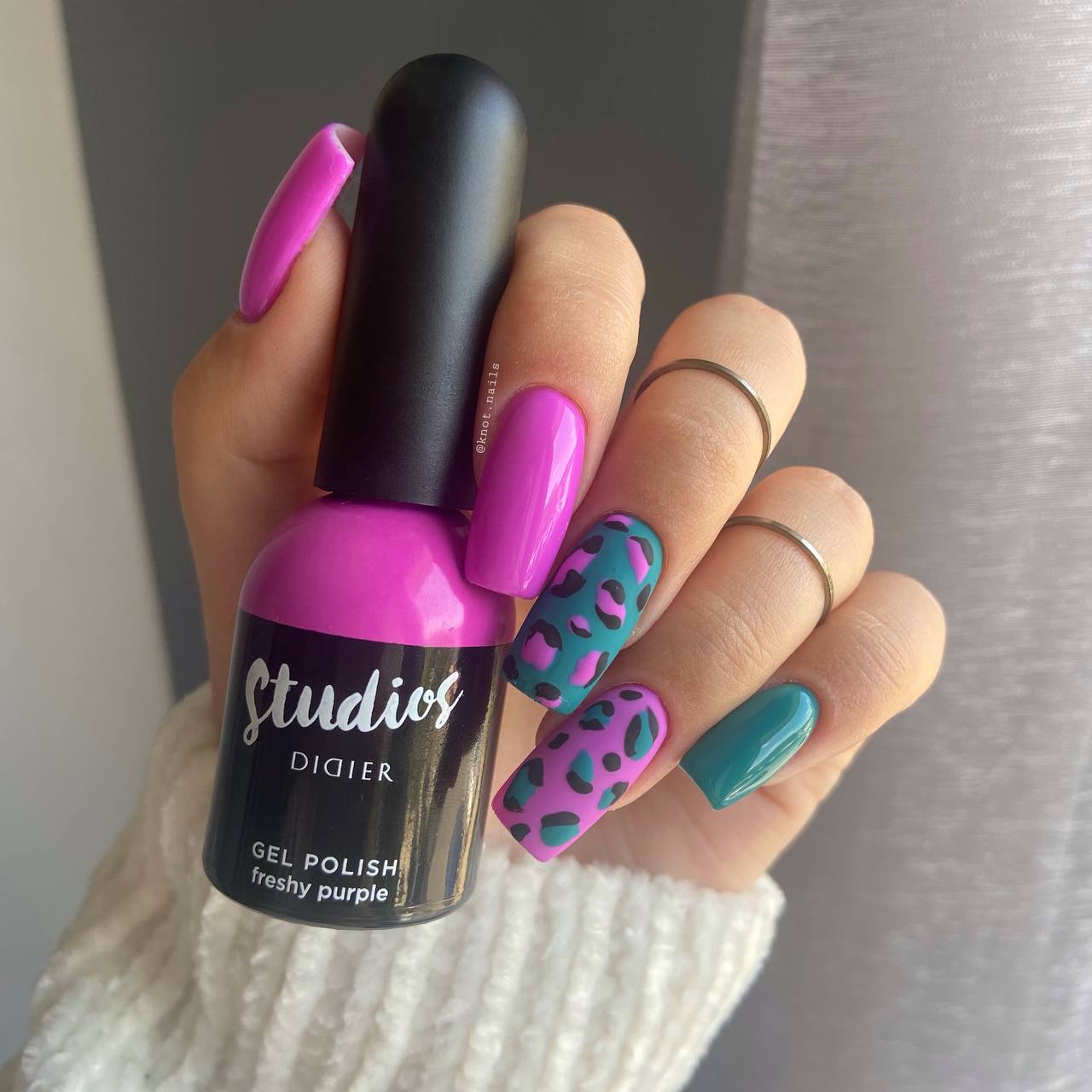 Gēla laka Studios Didier freshy purple, 8ml Bez HEMA&TPO