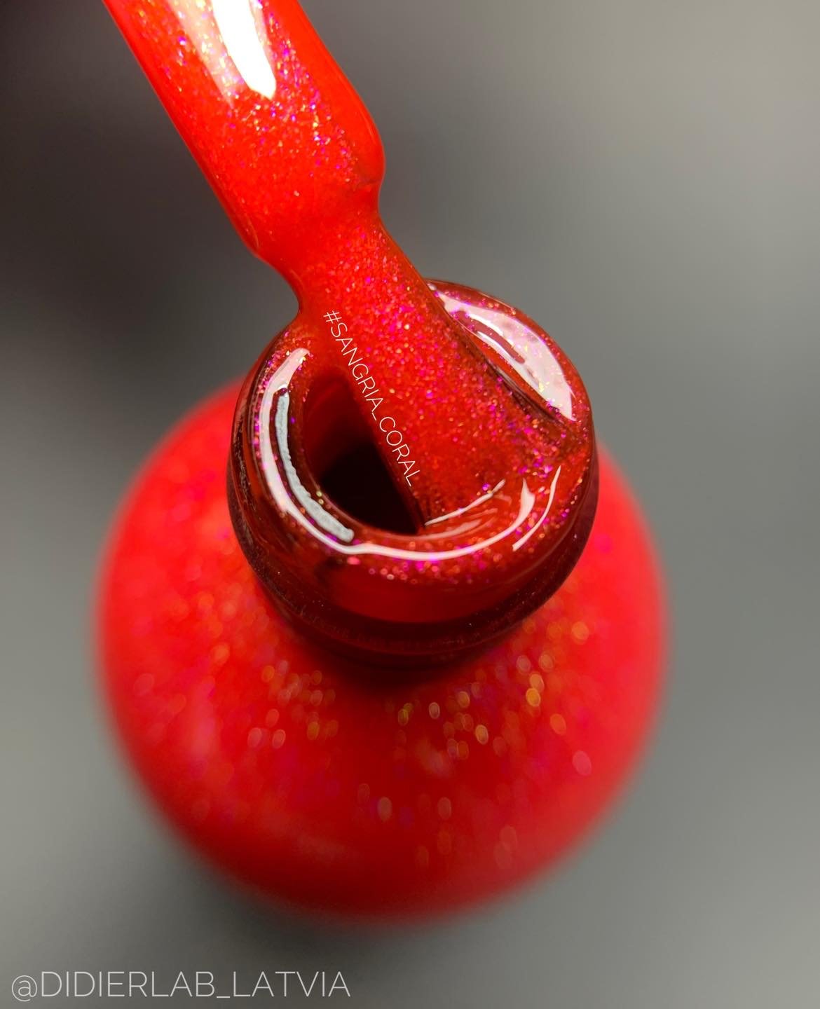 Gēla laka Studios Didier sangria coral 8ml Bez HEMA&TPO