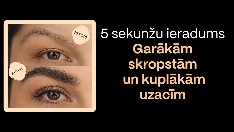 5 SEKUNŽU IERADUMS GARĀKĀM SKROPSTĀM UN KUPLĀKĀM UZACĪM