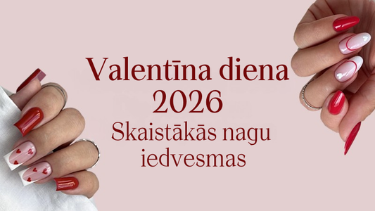 Romantiskā nagu iedvesma Valentīndienai