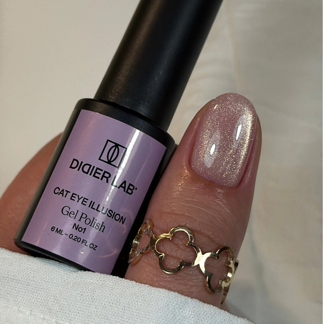 Gēla laka "Didier Lab", Cat Eye Illusion, No1, 6ml
