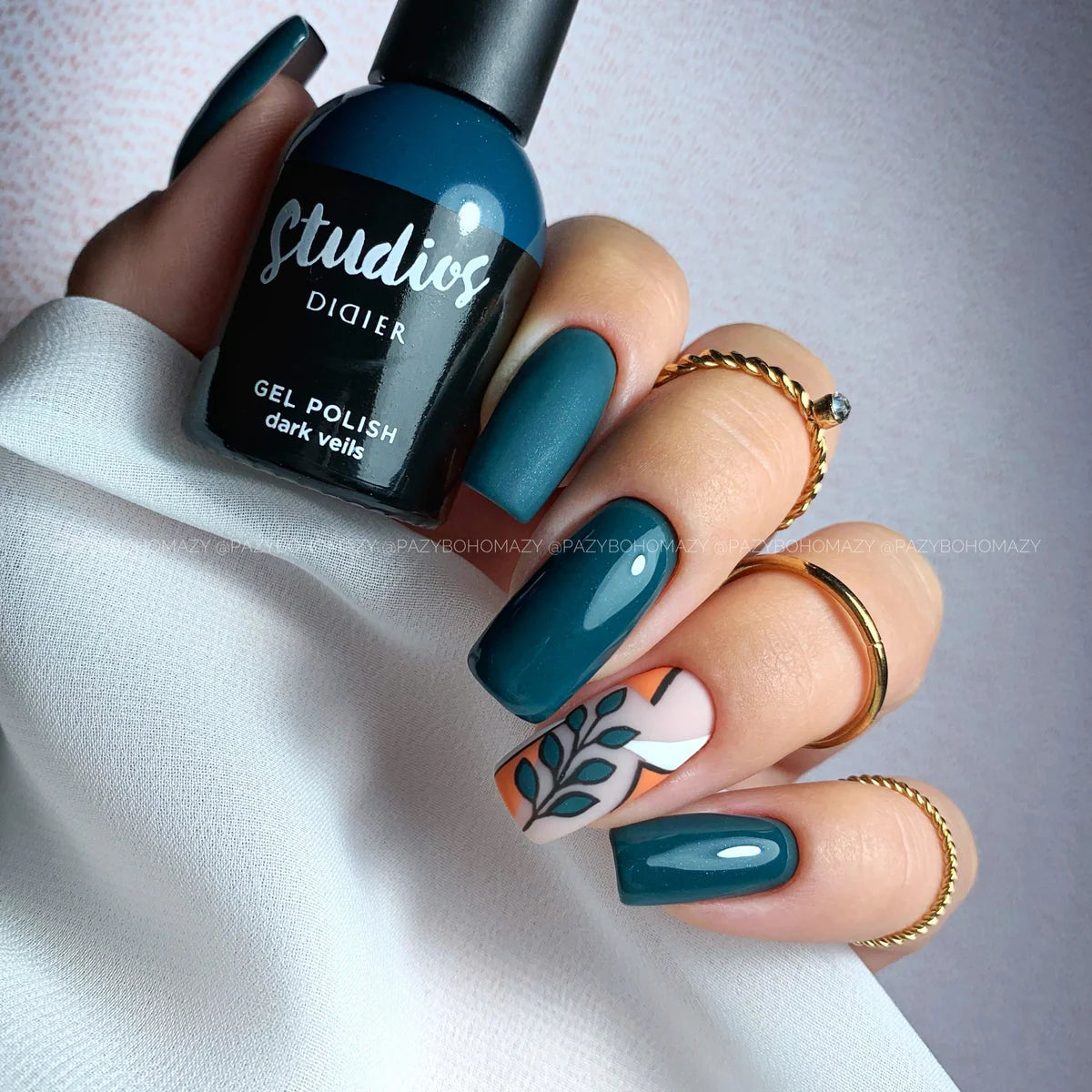 Gēla laka Studios Didier dark veils 8ml Bez HEMA