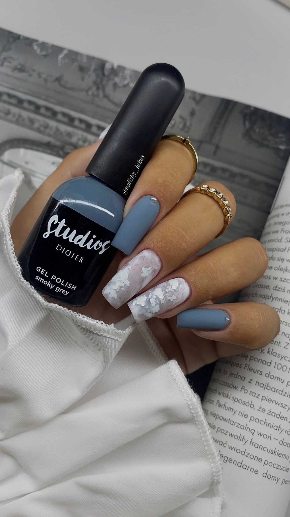Gēla laka Studios Didier smoky grey 8ml