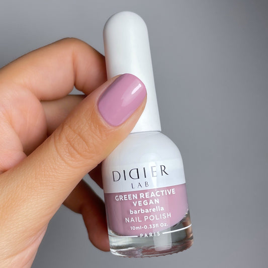 Green reactive, vegāniskā nagu laka "Didier Lab", barbarella, 10ml