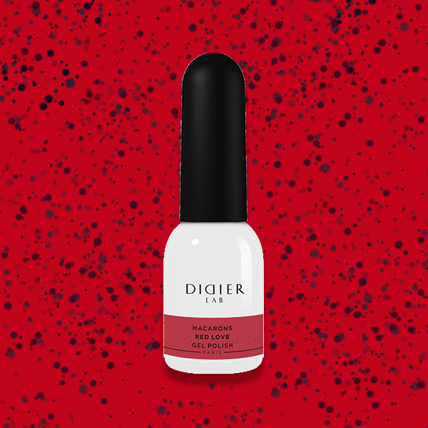 Gēla laka Didier Lab Macarons Red Love 10ml