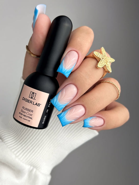 Gēla laka,  Rubber base coat, stay neutral , 10ml Bez HEMA&TPO