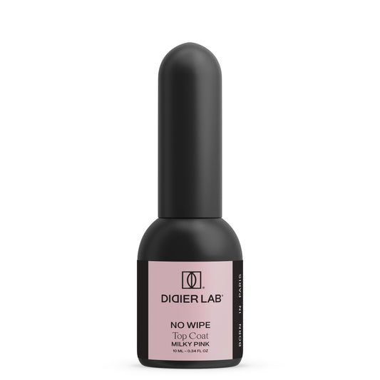 Top coat no wipe "Didier lab", Milky Pink, 10ml Bez HEMA & TPO