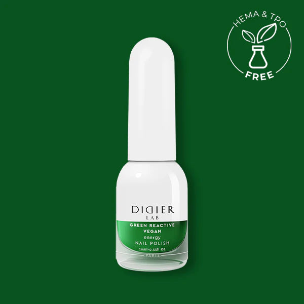 Green reactive, vegāniskā nagu laka "Didier Lab", energy, 10ml