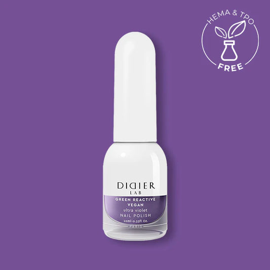 Green reactive, vegāniskā nagu laka "Didier Lab", ultra violet, 10ml