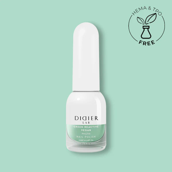 Green reactive, vegāniskā nagu laka "Didier Lab", mojito, 10ml