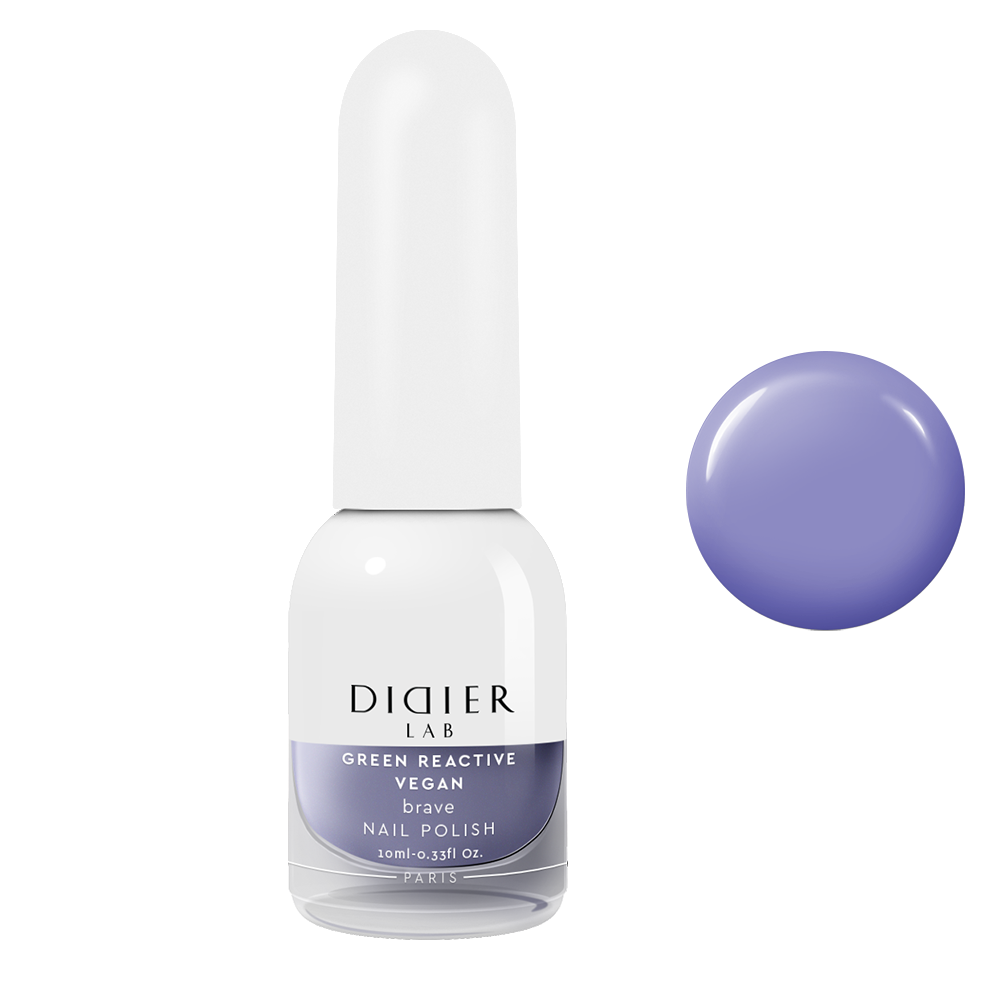 Green reactive, vegāniskā nagu laka "Didier Lab", brave, 10ml