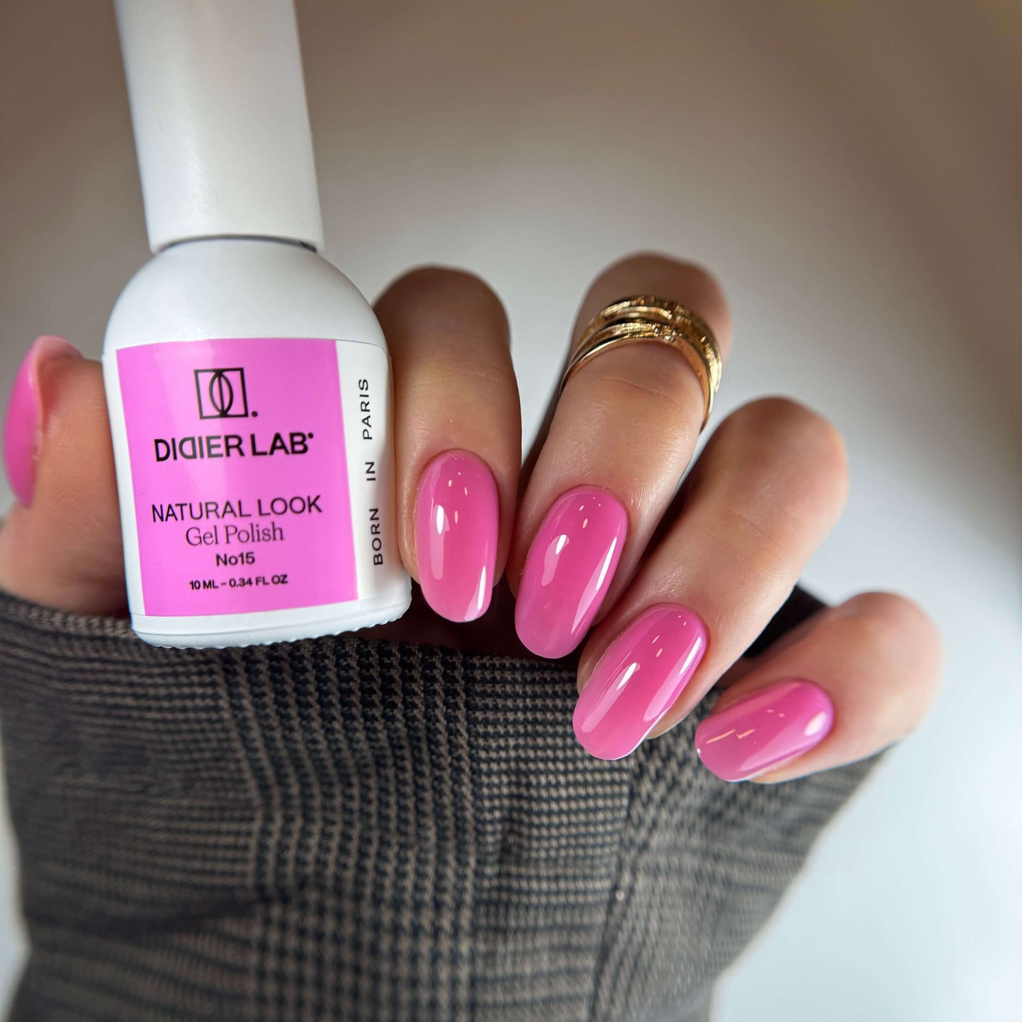 Gēla laka Didier Lab Natural Look No15 Bez HEMA