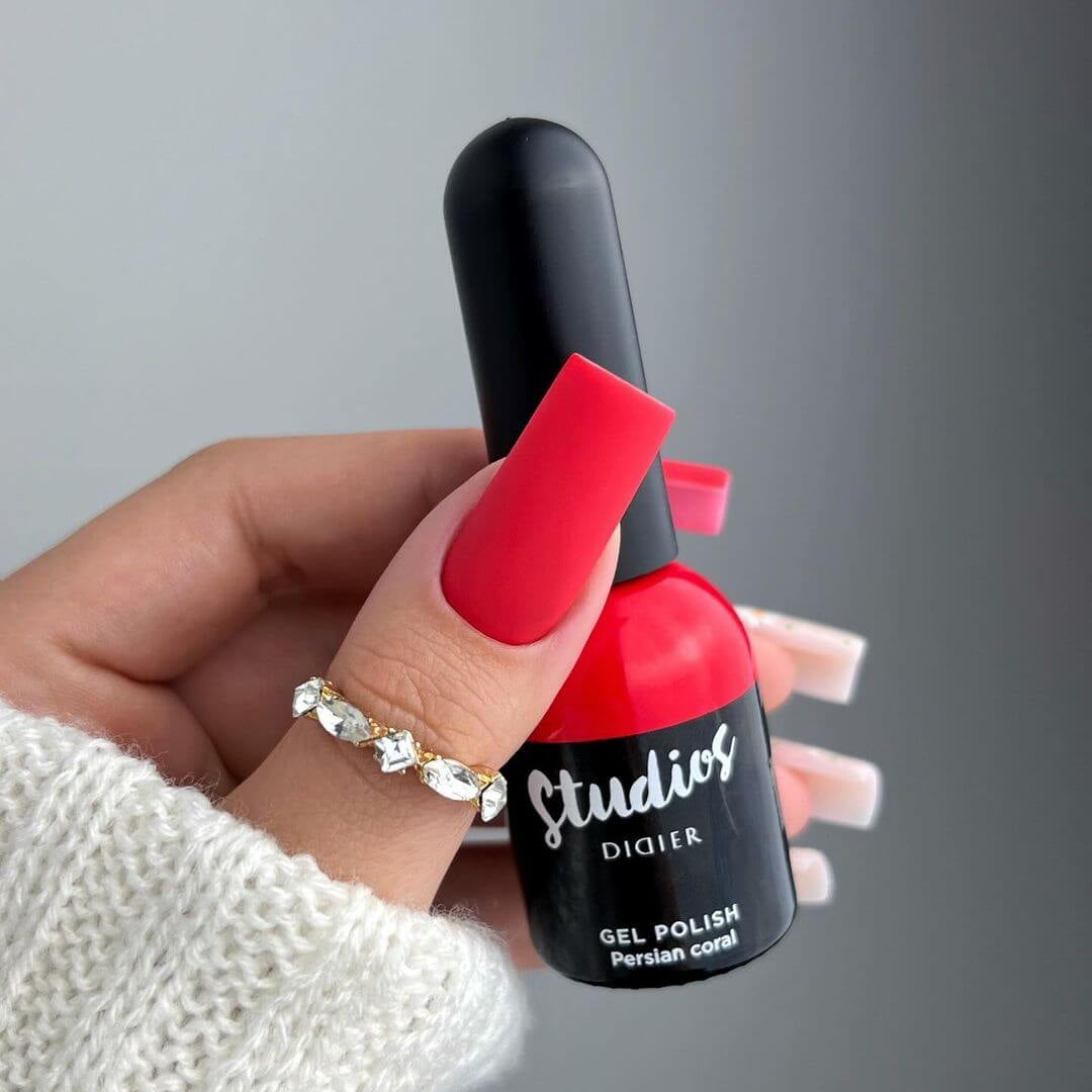 Gēla laka Studios Didier persian coral 8ml Bez HEMA