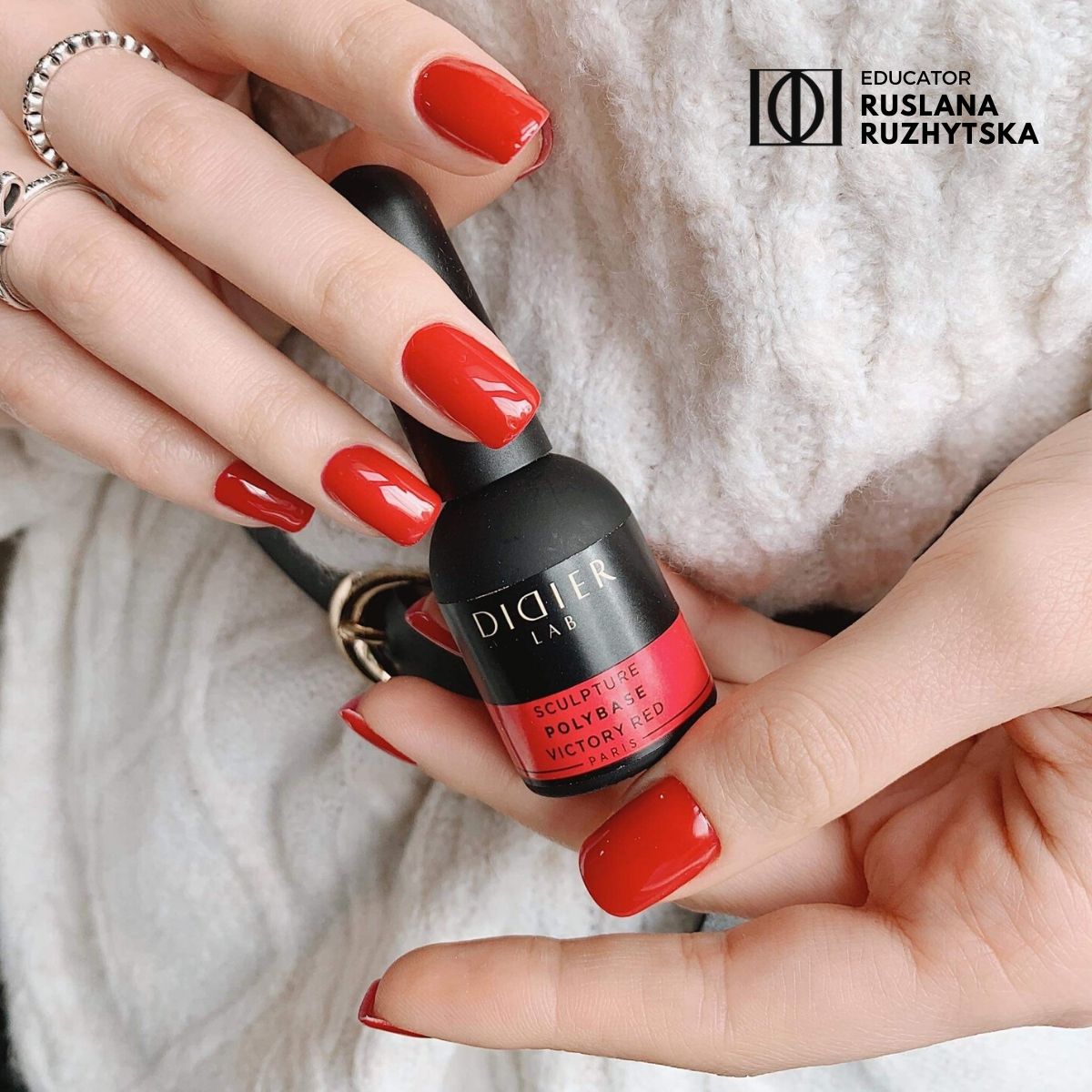 Sculpture Polybase Didier Lab  victory red  10ml