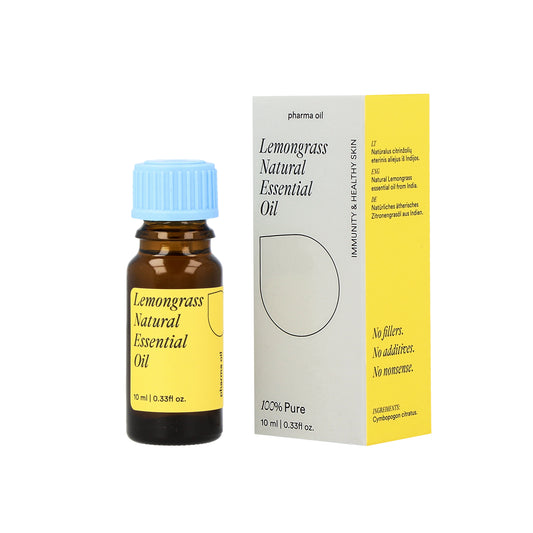Ēteriskā citronzāles eļļa "Pharma Oil", 10ml Ādu attīroša, pretiekaisuma