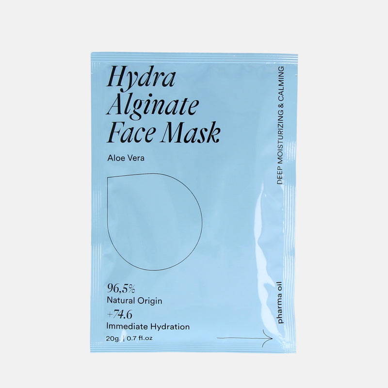 Sejas maska ar alvejas ekstraktu "Pharma Oil", HYDRA 20g jutīgai un kairinātai ādai