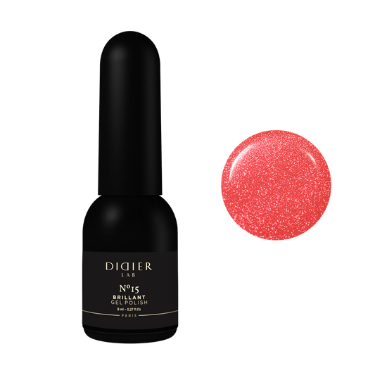 Gēla laka no15, Brillant, "Didier Lab", 8ml