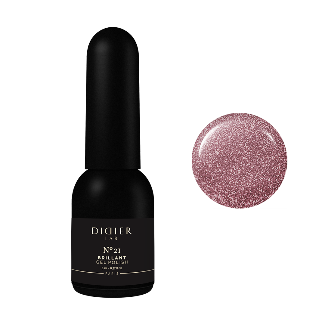 Gēla laka no21, Brillant, "Didier Lab", 8ml